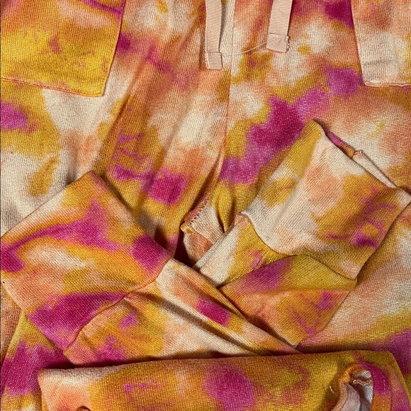 Zara Kids Orange and Pink Tie-Dye Bottoms - Picture 6 of 6